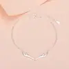 Pulseira de Cervo Simples de Prata Banhada de Alto Padrão de Nicho para Mulheres Transfronteiriça Atacado Yiwu Bijuterias