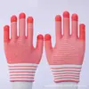 Guantes de Patrón de Zebra, Protección Laboral, Resistentes al Desgaste, Antideslizantes, Guantes de Trabajo Protectores, Ligeros, Antiestáticos, Nylon Delgado, Guantes de Cinco Dedos al por Mayor