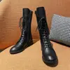 Botas Martin de piel auténtica para mujer, nuevo modelo de principios de otoño 2026, botas de media caña estilo británico, botines populares de estilo europeo, botas blancas