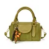 2026 Principios de Otoño Nuevo Elegante Versátil Retro Patchwork Boston Bolso Pequeño Bolso Almohada de Mano Bolso de Hombro Cruzado