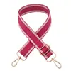 Nova cor dourada e prateada alça de ombro de seda alça longa transversal de ombro feminina acessórios de bagagem alça decorativa alça de bolsa de comércio exterior