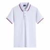 Polo de manga corta con solapa de verano con estampado publicitario, venta al por mayor, camisa cultural, ropa de clase bordada, camiseta, ropa de trabajo, impresión de logotipos