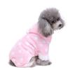 Fábrica mayorista de ropa para perros transfronteriza Ropa para mascotas Meggie pijamas de cuatro patas ropa para mascotas de felpa ropa para el hogar pijamas
