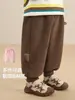 Pantalones de Forro Polar Kaka Panda para Niños Ropa de Invierno para Niños Pantalones Cálidos de Invierno para Niñas Bebé Bebé Pantalones de Niños para Otoño e Invierno