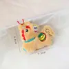 Colgante de Muñeco Creativo de Felpa del Año del Caballo, Llavero de Mochila para Niña, Encanto Versátil, Lindo Adorno de Pony de Año Nuevo
