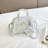 Bolso pequeño encantador y lindo modelo nuevo 2026 Boston lujo ligero lindo bolso cruzado bolso de hombro estampado de nicho