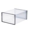 Caja de Zapatos Apilable Suministros para el Hogar Caja de Almacenamiento Bloques de Construcción Plástico Altamente Transparente Caja de Zapatos con Tapa Tipo Cajón Punto Venta al por Mayor