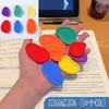 Borracha Pedra Sensorial TDAH Alívio de Estresse Brinquedo Fidget, Brinquedo para Melhorar a Atenção, Alivia a Ansiedade, Estabiliza o Humor, Estimulador de Foco