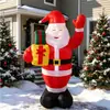 Decorações de Natal Iluminação Inflável Cenário de Evento Props 1,5m Saco de Presente Inflável Modelo Inflável do Papai Noel