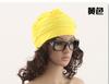 Touca de Natação Plissada Moda Coreana Adulto Feminina Grande Larga Tamanho Grande Cabelo Longo Cabeça Grande Tecido de Natação Touca Fonte Termal Tendência