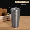 Taza de cerveza de acero inoxidable 304, taza de doble capa anti-quemaduras, taza de estilo coreano, taza para bebidas frías, taza apilable para exteriores