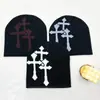 Venta Directa de Fábrica Gorro Jacquard Cruzado Popular Europeo y Americano Gorro de Punto Mismo Estilo para Hombres y Mujeres Gorro de Lana Hip-Hop Estilo Caliente Transfronterizo