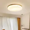 Luz de Sala de Estar Wind Usada Cor Nogueira Retrô Luz Principal de Sala de Estar Criativa Minimalista Luz de Teto de Quarto com Padrão de Mármore E57