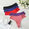 Calzones Sexy de Encaje de Cintura Media Personalizados para Mujer Fondo de Algodón Puro Entrepierna 2025 Nuevos Pantalones al por Mayor Europeos y Americanos