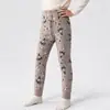 26 pantalones nuevos de otoño para niños, con estampados de dibujos animados, pantalones largos, adecuados para niños mayores, cómodos para usar en casa y para dormir, con cintura alta elástica y diseñados para mantener a los niños abrigados