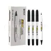 Zhipai ZP-129 caneta Gouxie pequena de ponta dupla caixa de canetas marcadoras oleosas para estudante escritório caneta stylus caneta de desenho