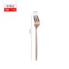 Amazon Transfronterizo Acero Inoxidable 410 Mate Cuchillo y Tenedor Cuchara Portugués Titanio Hotel Occidental Postre Bistec Cuchillo y Tenedor