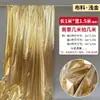 Tecido para douramento de casamento, tecido elástico para casamento, cortina de tecido prateada e dourada, tecido para decoração de fundo, tecido com elasticidade em quatro direções, cortina transparente