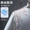 Camiseta blanca de algodón impermeable de manga corta con cuello redondo, personalizada, para publicidad, ropa de trabajo, para grupos de clase, camisa básica, intransparente.
