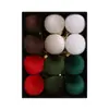 Bolas Navideñas Populares de Amazon, Bolas Navideñas Envueltas en Terciopelo Set de Bolas Decorativas Colgantes de 6 cm/8 cm