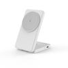 Soporte plegable cargador inalámbrico magnético dos en uno para teléfono móvil magnético Apple carga inalámbrica rápida de 15 W