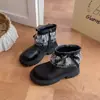Estilo Coreano 2026 Otoño/Invierno Nuevas Llegadas Unisex Niños Botas de Cuero Retro Británicas Niños Medianos a Grandes Cómodas Elegantes Botas de Moda de Media Pantorrilla