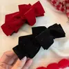 Presilha de Banana Fashionável Multicamadas com Laço e Brilho Fino Estilo Coreano, Presilha de Cabelo Versátil e Elegante