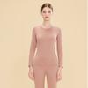 Ropa interior térmica de seda y lana recubierta de nuevo estilo para mujer, otoño e invierno, camiseta interior para pareja, ropa de otoño para hombre, pantalones largos, traje al por mayor