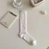 Meias brancas para meninas, meias curtas, verão, finas, de trama aberta, anti-odor, absorventes de suor, estilo miu, estilo ballet, calcanhar antiderrapante, na altura da panturrilha, meias de algodão