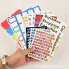 Planner Transfronterizo Nuevo Estilo Negocios-Temático Pegatinas de Planificación, Pegatinas Adhesivas Coloridas, Pegatinas de Letras al por Mayor