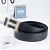 Cinturón Casual Nuevo de Cuero Liso Transfronterizo para Hombre, Cinturón de Piel de Vaca de Alta Gama con Hebilla en H y Letras, Estilo Versátil y de Moda para Hombre