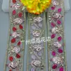 Punto Organza Lentejuelas Bordado Encaje Accesorios Malla Hilo Dorado Cinta Estilo Étnico Ropa Faldas Accesorios
