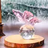 Espejo Cruzado Amazon Mariposa de Cristal Bola de Cristal Adornos Animales Pequeños Creativos Decoración de Coche Manualidades Regalos Navideños