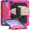 Adecuado para Mini6 Correa de Hombro de Color Contrastante Apple Air5 Soporte Giratorio Funda para Tableta iPad 11 pulgadas Funda Protectora Anticaídas