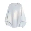 Nova camisa base masculina trendy de marca para primavera e outono, gola redonda, pulôver, manga longa, moda, estilosa, versátil, confortável, casual