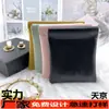 Bolsa de Cierre Automático con Resorte de Cuero Aceitado Importada de Fábrica para Labiales, Gafas, Auriculares, Cable de Datos, Joyería Estampada con Logo