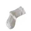 Calcetines Finos de Color Blanco Leche de Verano para Mujer, Absorbentes del Sudor, Transpirables, Resistentes al Olor, Calcetines Holgados de Media Pantorrilla sin Costuras de Moda al por Mayor