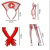 Accesorios de Disfraz de Halloween Disfraz de Doctor Artificial Cosplay Accesorios de Enfermera Fiesta de Bar Uniforme de Enfermera
