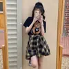 Conjunto Petite Estilo Deportivo Verano 2026 Nuevo Estilo Retro de Hong Kong para Mujer Tendencia Celebridad de Internet Estilo Callejero Conjunto de Dos Piezas
