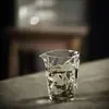 Taza de presentación estilo japonés con patrón de martillo, vaso grueso dispensador de té, taza uniforme, juego de té kung fu, Mar de Té, taza para hombre