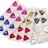 Strass Especiais em Vidro Triangular com Fundo Pontiagudo para Capas de Celular, Nail Art e Outros Acessórios de Joalheria DIY com Strass