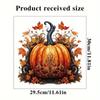 Nuevo Otoño Calabaza Floral Hoja de Arce Pegatina Halloween Dormitorio Sala de Estar Pared Decoración de Fiesta Pegatina de Baño Pegatina de Pared