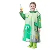 Impermeable Infantil con Diseño de Dibujos Animados y Espacio para Mochila, Adecuado para Estudiantes de Primaria, Senderismo, Protección contra Lluvia Fuerte, Ropa Impermeable para Niños de Preescolar, Poncho de Lluvia para Todo el Cuerpo