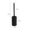 Cepillo para Inodoro de Acero Inoxidable Transfronterizo con Base de Pie para Baño Cepillo para Inodoro Doméstico Cepillo para Inodoro Sin Rincones Muertos Set