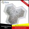 Vendas de fábrica de filme plástico hexagonal de molde de plástico de tijolo quadrado de tijolo de cor de cimento