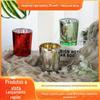 Porta-copo para Vela de Aromaterapia Vidro Galvanizado Copo para Vela Copo Vazio Porta-Vela de Aromaterapia para Interior Enfeites de Sala de Estar Decorações de Arte