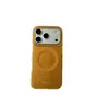 Capa de Celular Magnética Cor Sólida Simples Outono/Inverno Retrô para Apple 18Promax Compatível com 17Pro Camada Dupla 16Pro