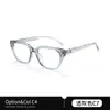 Gafas retro de montura gruesa y lente grande para hombres y mujeres con caja 9083 montura color carey Danyang gafas fábrica