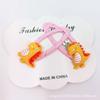 Horquilla para el pelo con doble clip para niña, diseño de dibujos animados, ideal como regalo, joyería para niña pequeña, tocado