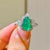 Pingente de Agata Calcedônia Verde Imperial Estilo Chinês Vintage Banhado a Ouro Prata 925 de Alta Qualidade